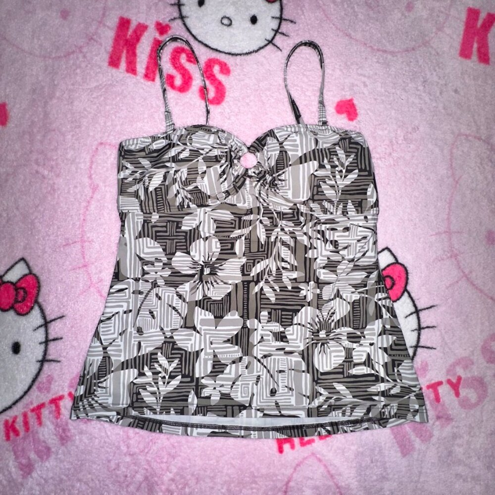 y2k o ring tankini top